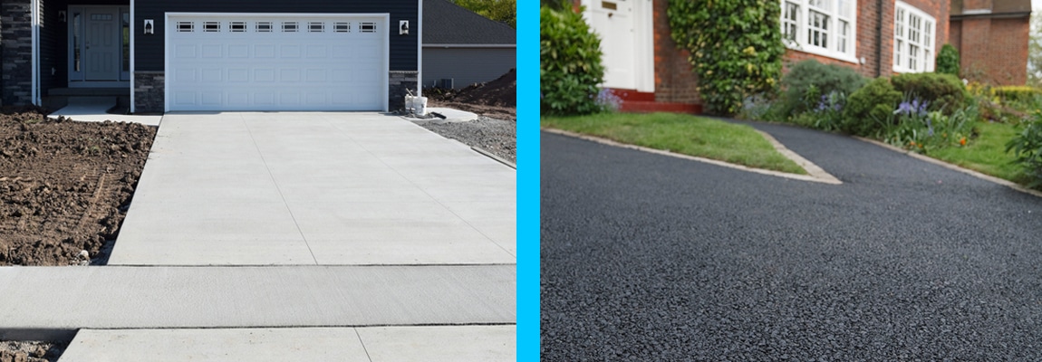 Asphalt vs Concrete Driveways: What’s the Difference and Which One Is Right for You?