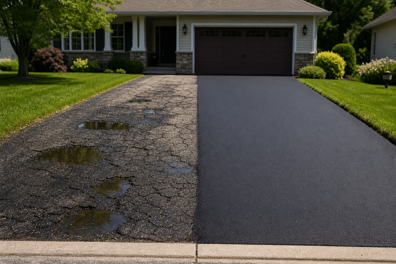 Asphalt Driveway Repair or Replacement: How to Choose the Right Fix